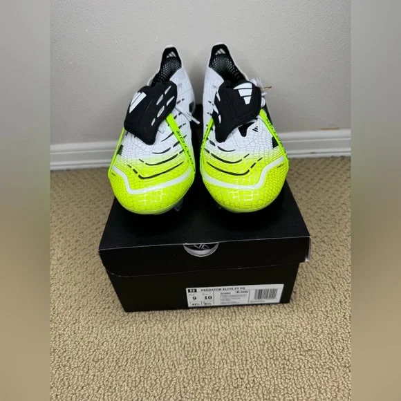 Adidas Predator Elite Fold Over Tongue Firm Ground Soccer Cleats (Men’s Size 9) - Picture 2 of 9